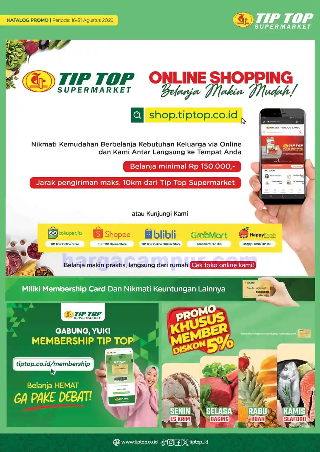 Katalog Promo TIPTOP Swalayan Terbaru 16 - 31 Agustus 2026 35 Katalog Promo TIPTOP Swalayan Terbaru 16 31 Agustus 2026 35