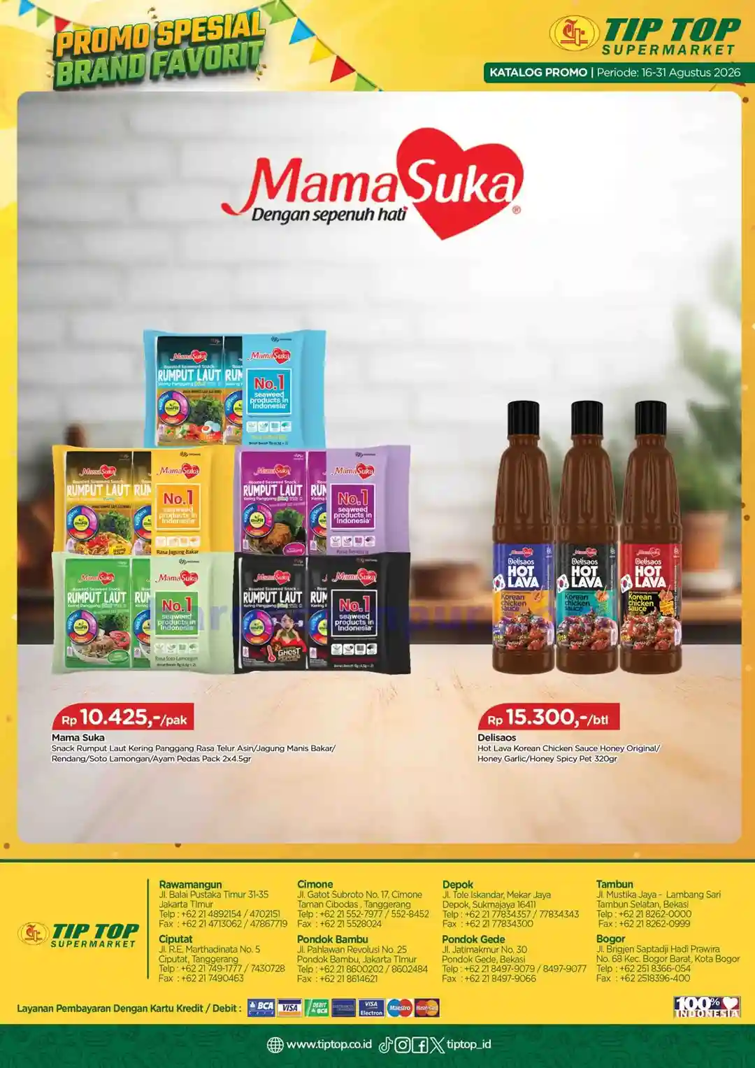 Katalog Promo TIPTOP Swalayan Terbaru 16 - 31 Agustus 2026 38 Katalog Promo TIPTOP Swalayan Terbaru 16 - 31 Agustus 2026.