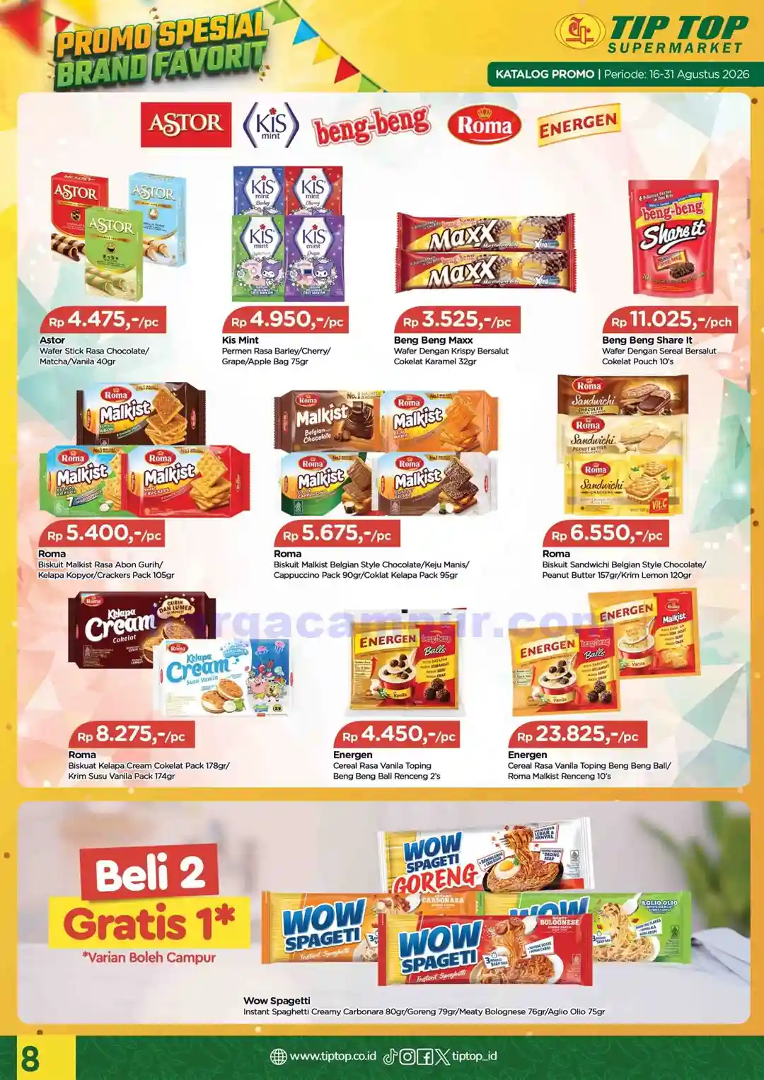 Katalog Promo TIPTOP Swalayan Terbaru 16 - 31 Agustus 2026 8 Katalog Promo TIPTOP Swalayan Terbaru 16 31 Agustus 2026 8