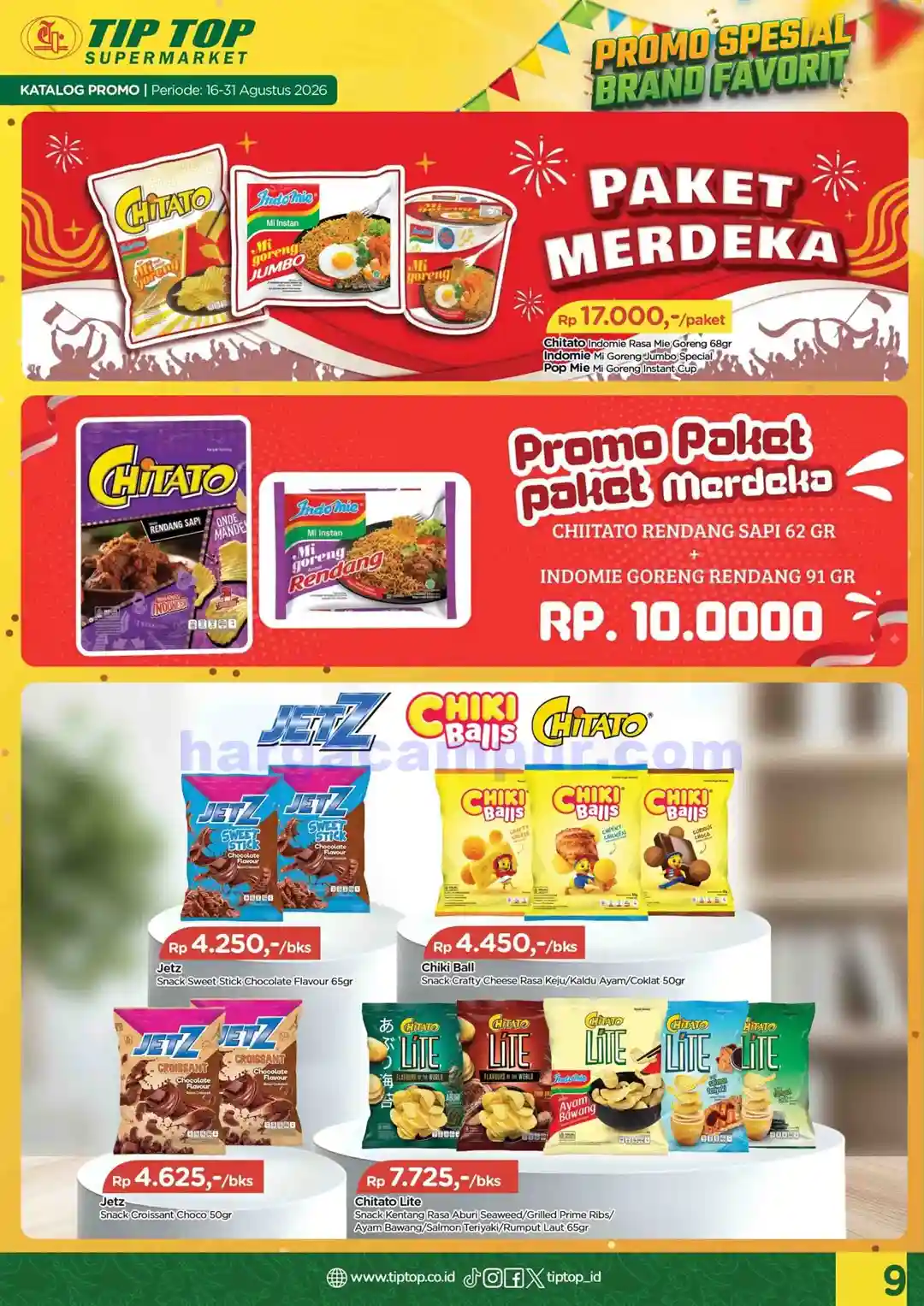Katalog Promo TIPTOP Swalayan Terbaru 16 - 31 Agustus 2026 9 Katalog Promo TIPTOP Swalayan Terbaru 16 31 Agustus 2026 9