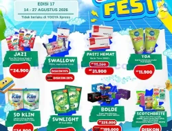 Katalog Promo Toserba Yogya Terbaru 14 – 27 Agustus 2026