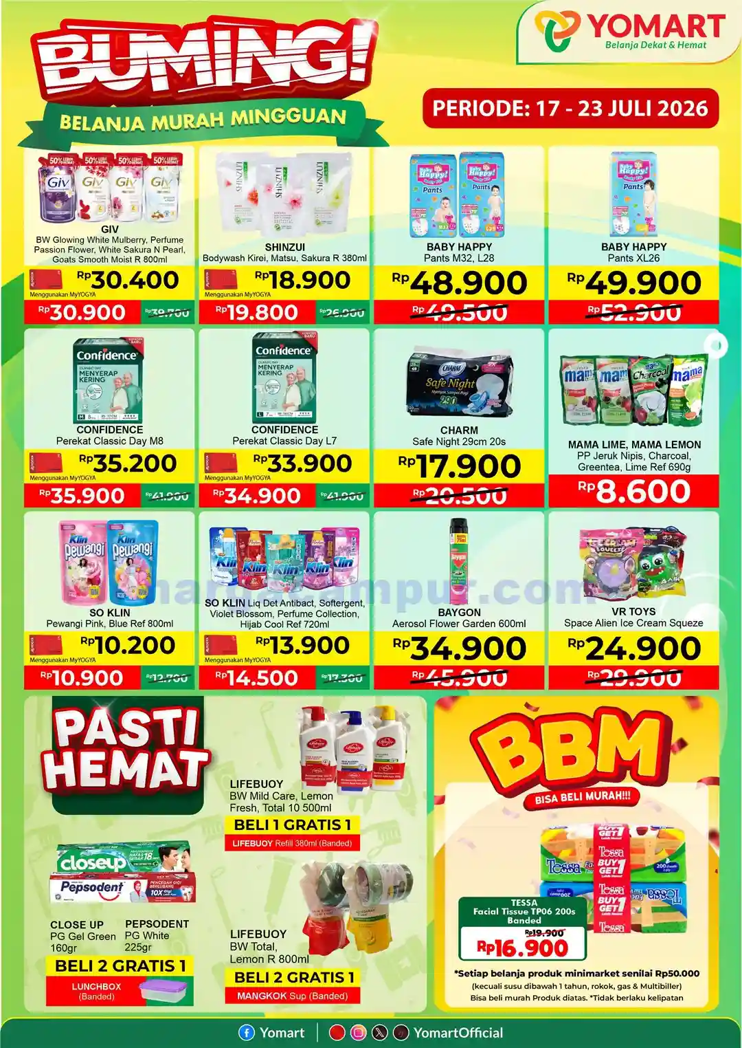 Katalog Promo Yomart Weekend Terbaru 17 - 23 Juli 2026 4 Katalog Promo Yomart Weekend Terbaru 17 - 23 Juli 2026.