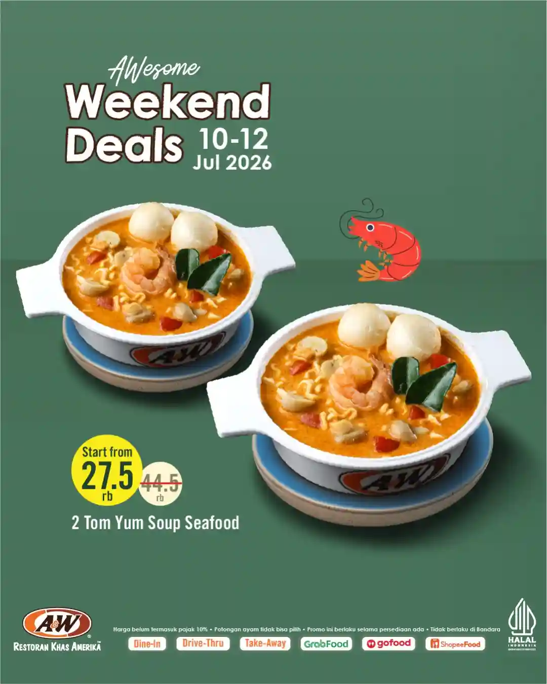 Promo AW Weekend Deals Terbaru 10 - 12 Juli 2026 2 Promo AW Weekend Deals Terbaru 10 - 12 Juli 2026