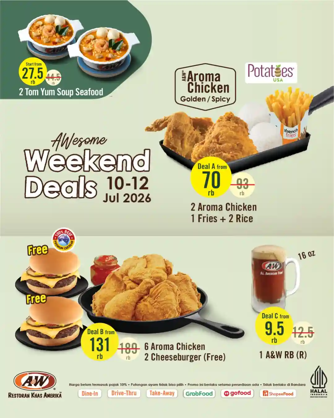 Promo AW Weekend Deals Terbaru 10 - 12 Juli 2026 1 Promo AW Weekend Deals Terbaru 10 12 Juli 2026 2