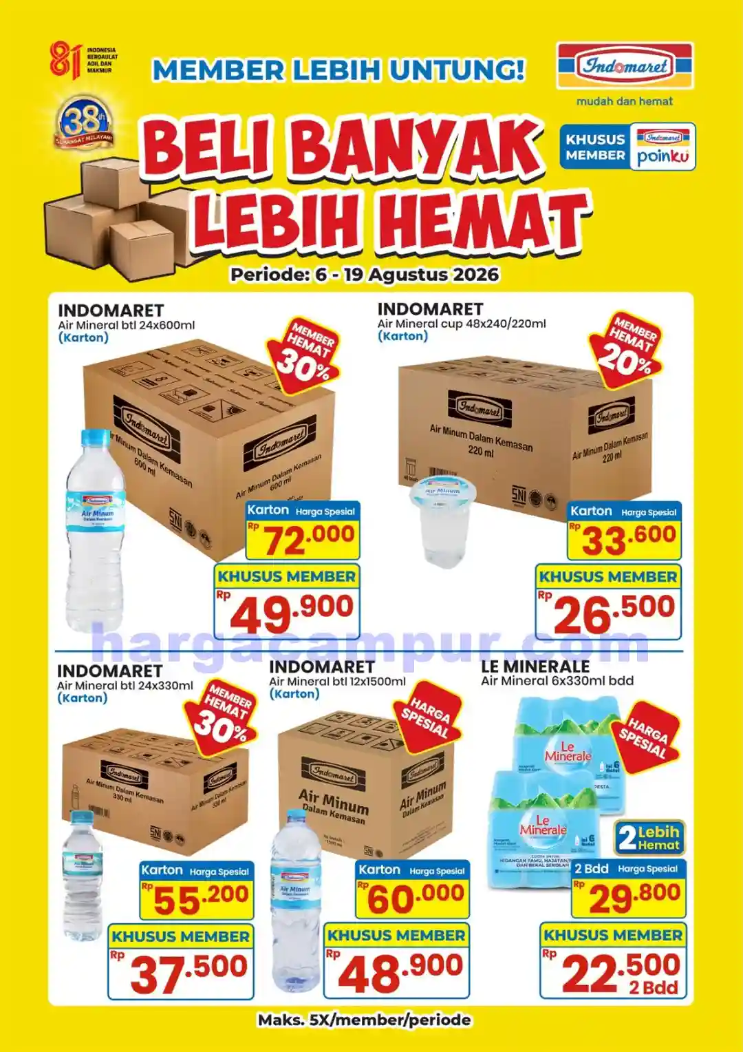 Promo Indomaret Beli Banyak Lebih Hemat 6 - 19 Agustus 2026 2 Promo Indomaret Beli Banyak Lebih Hemat 6 - 19 Agustus 2026.