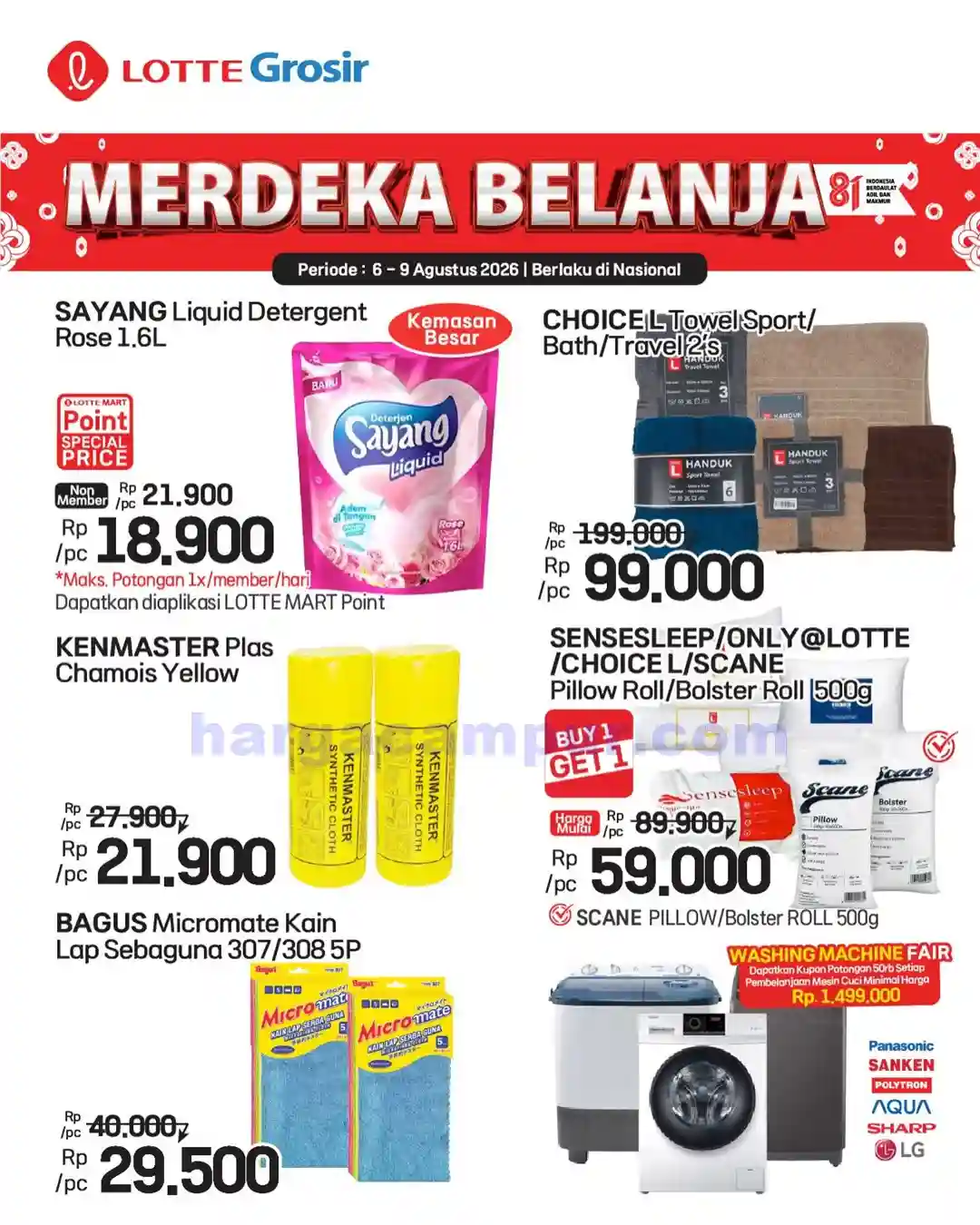 Promo Lotte Grosir Weekend Terbaru 6 - 9 Agustus 2026 10 Promo Lotte Grosir Weekend Terbaru 6 - 9 Agustus 2026.