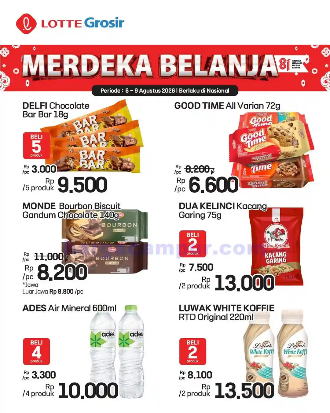 Promo Lotte Grosir Weekend Terbaru 6 - 9 Agustus 2026 8 Promo Lotte Grosir Weekend Terbaru 7 9 Agustus 2026 3
