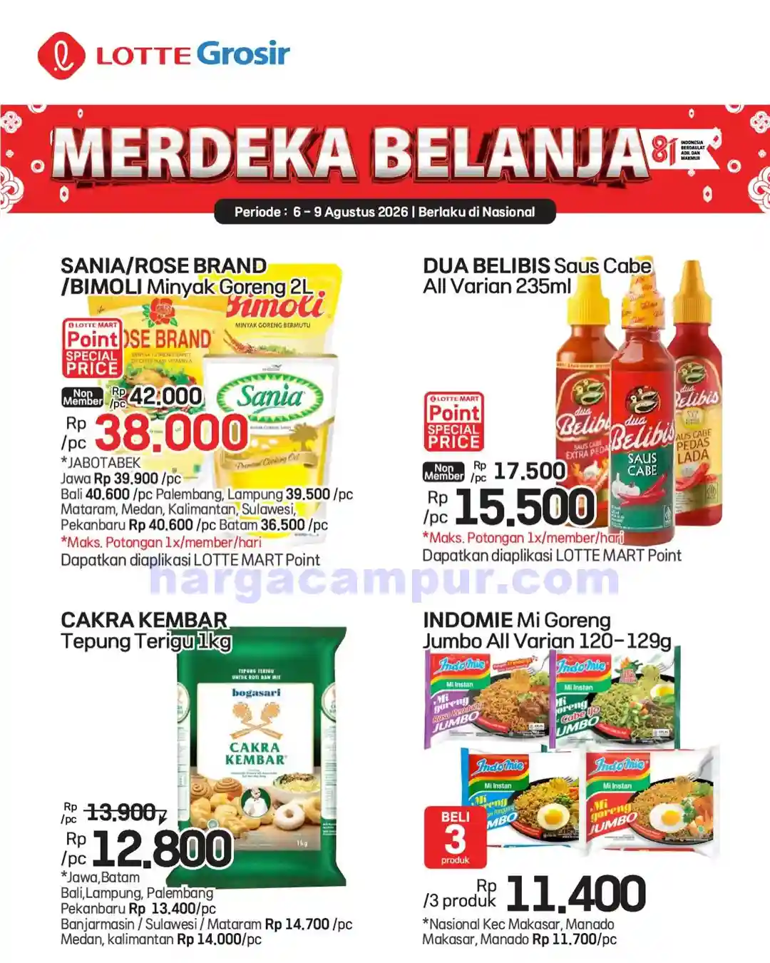 Promo Lotte Grosir Weekend Terbaru 6 - 9 Agustus 2026 5 Promo Lotte Grosir Weekend Terbaru 7 9 Agustus 2026 6