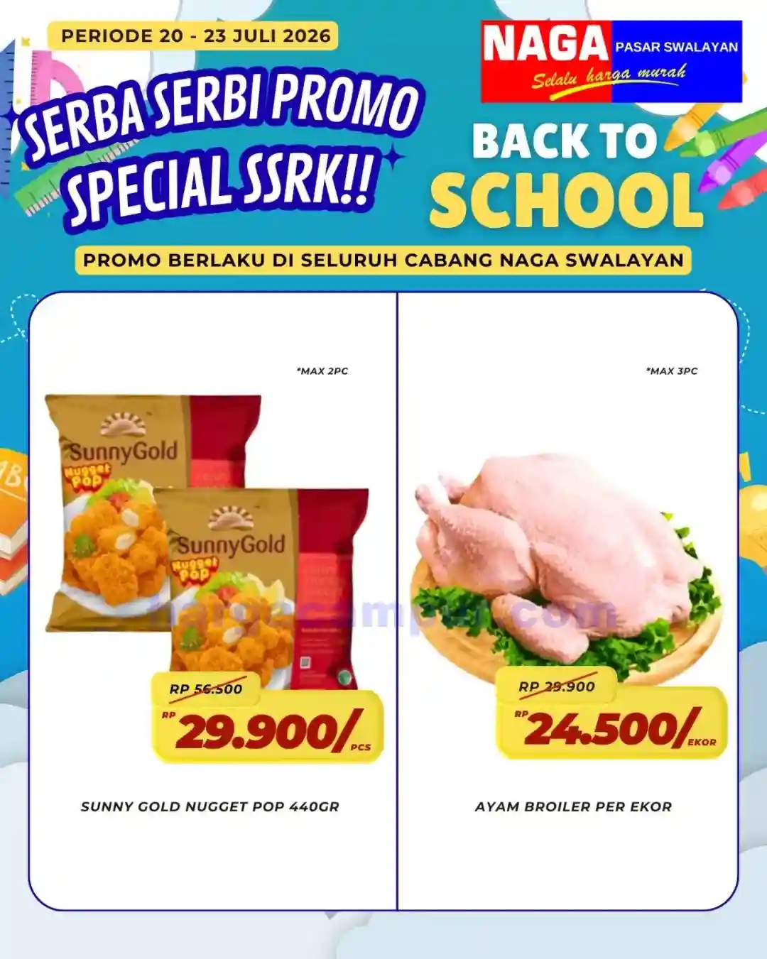 Promo Naga Swalayan Weekday Terbaru 20 - 23 Juli 2026 3 Promo Naga Swalayan Weekday Terbaru 20 - 23 Juli 2026.