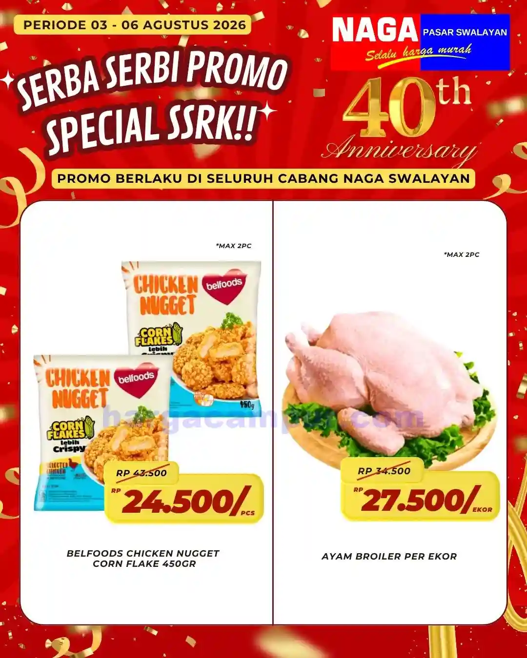 Promo Naga Swalayan Weekday Terbaru 10 - 13 Agustus 2026 3 Promo Naga Swalayan Weekday Terbaru 3 - 6 Agustus 2026.