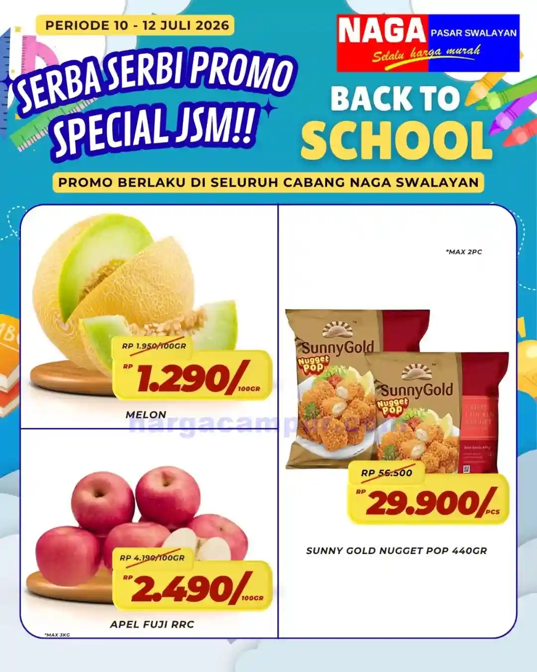 Promo Naga Swalayan Weekend Terbaru 10 - 12 Juli 2026 3 Promo Naga Swalayan Weekend Terbaru 10 - 12 Juli 2026.