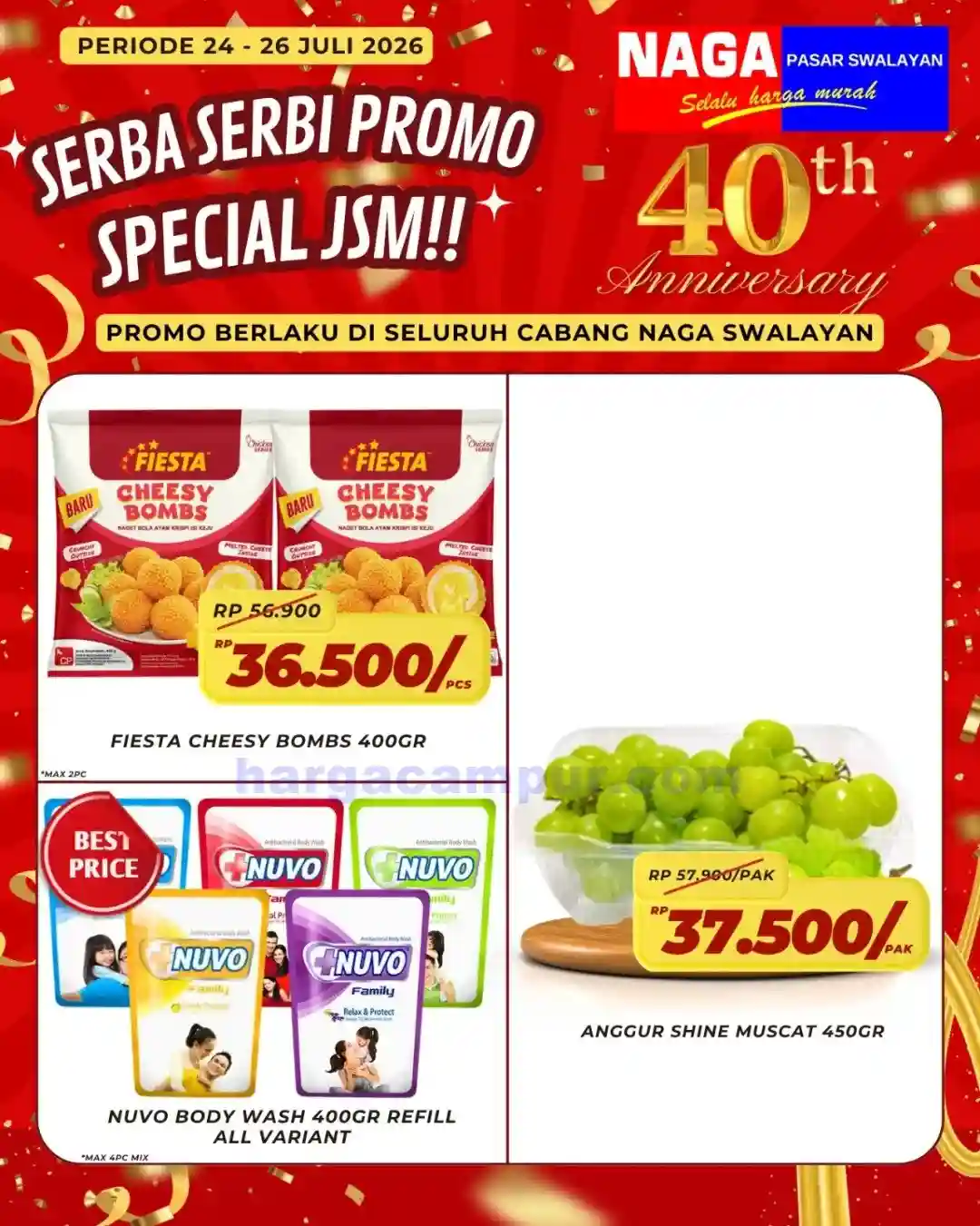Promo Naga Swalayan Weekend Terbaru 31 Jul - 2 Ags 2026 3 Promo Naga Swalayan Weekend Terbaru 24 26 Juli 2026 3