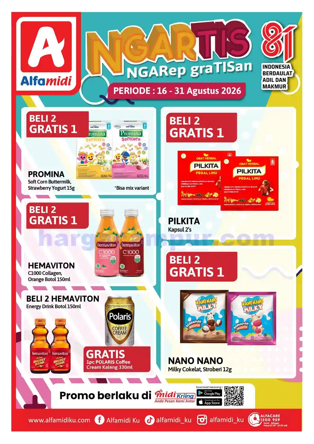Promo Ngartis Alfamidi Ngarep Gratisan 16 - 31 Agustus 2026 1 Promo Ngartis Alfamidi Ngarep Gratisan 16 31 Agustus 2026 1