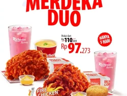 Promo Richeese Factory Spesial Merdeka Duo Mulai 97 Ribu