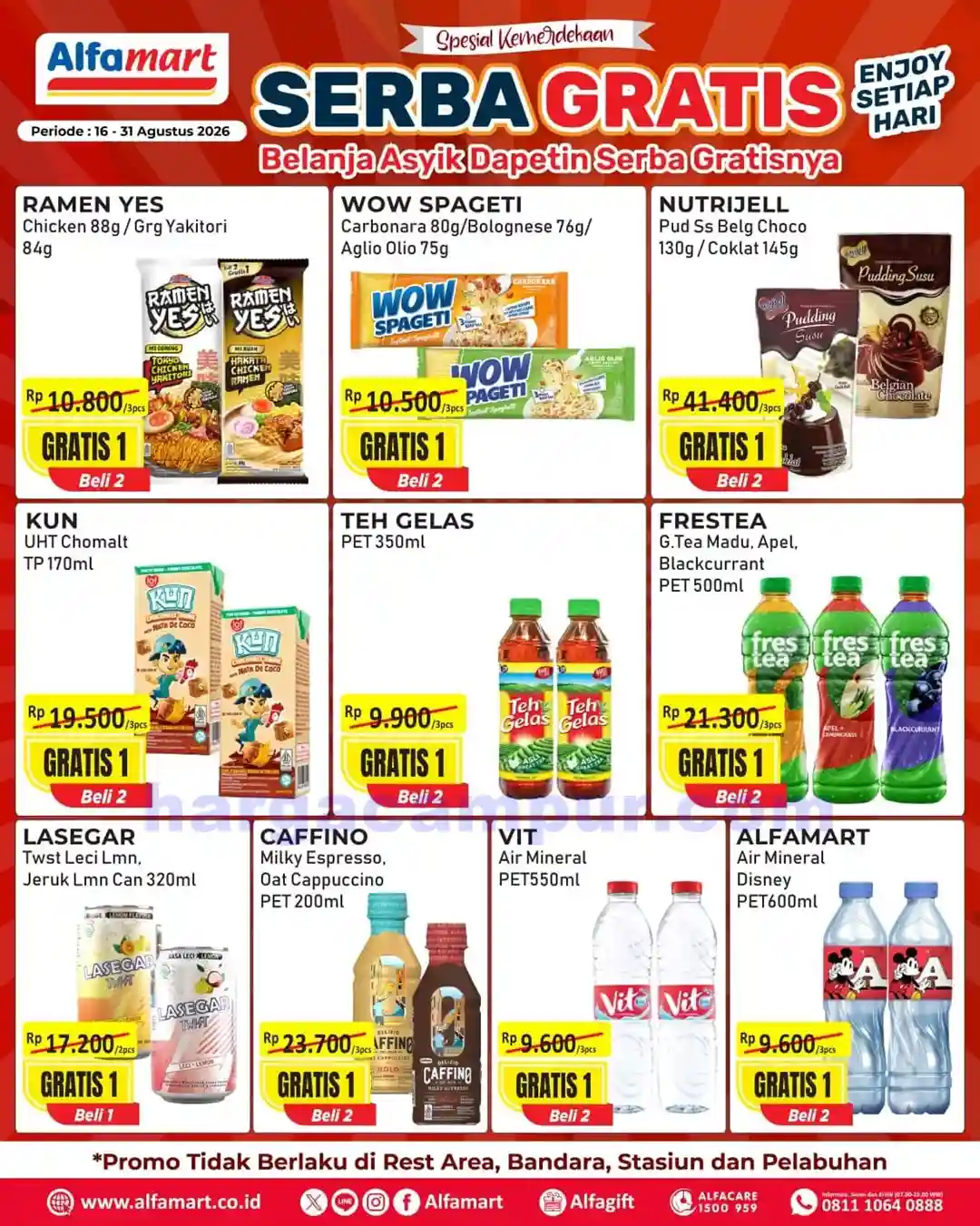Katalog Alfamart Promo Terbaru 16 - 31 Agustus 2026 2 Promo Serba Gratis Alfamart Terbaru 16 31 Agustus 2026 1