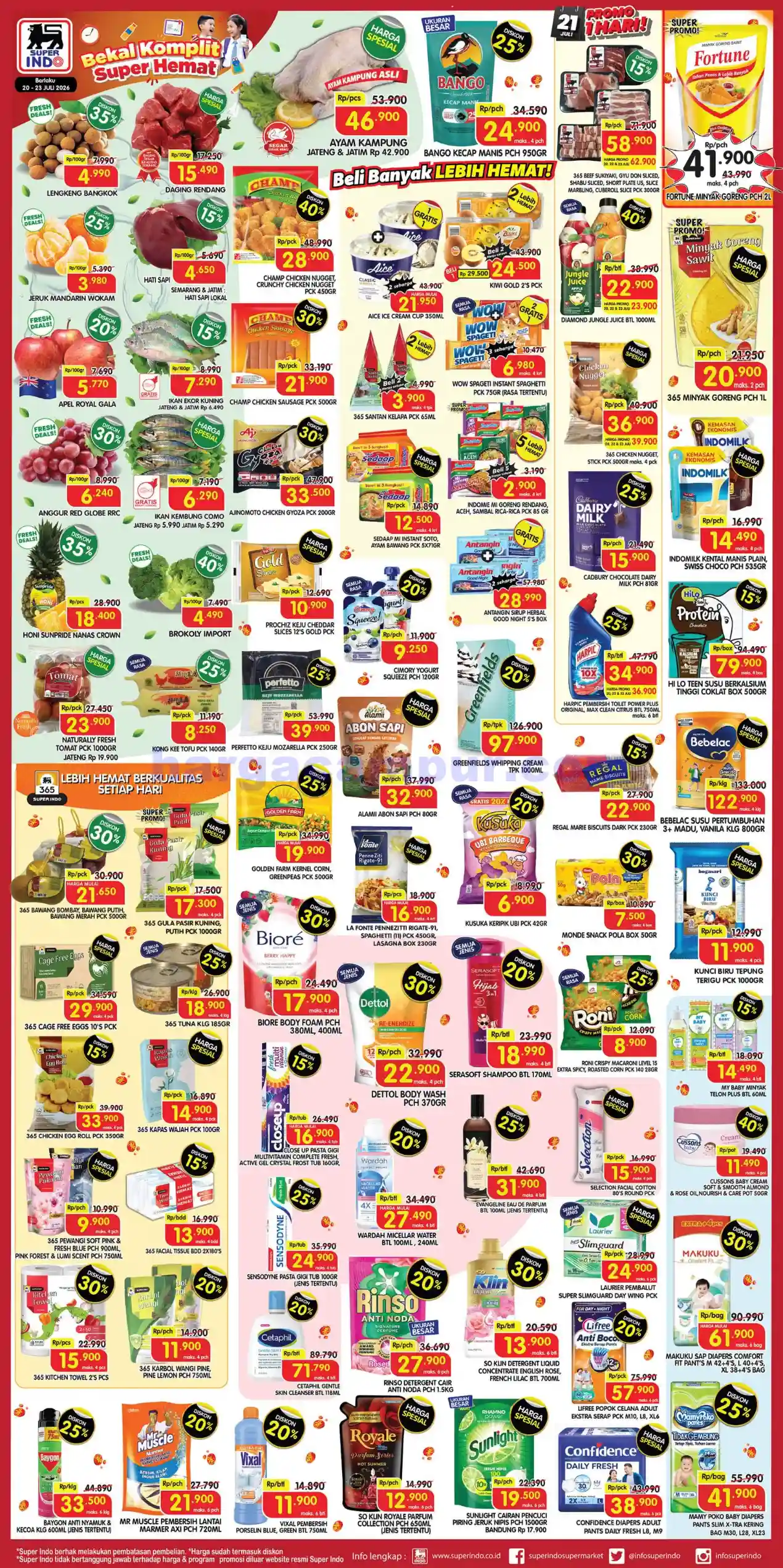 Katalog Promo JSM Superindo Terbaru 20 - 26 Juli 2026 1 Katalog Promo JSM Superindo Weekday Terbaru 20 - 26 Juli 2026.