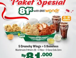 Promo Wingstop Paket Spesial HUT RI ke-81 Harga Cuma 81 Ribu