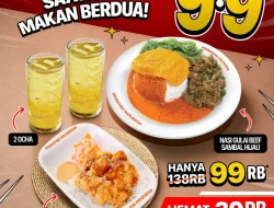 Promo Yoshinoya 9.9 Paket Makan Berdua Hanya 99 Ribu