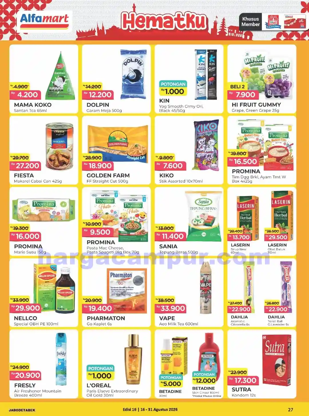 Katalog Alfamart Promo Terbaru 16 - 31 Agustus 2026 27 Katalog Alfamart Promo Terbaru 16 31 Agustus 2026 27