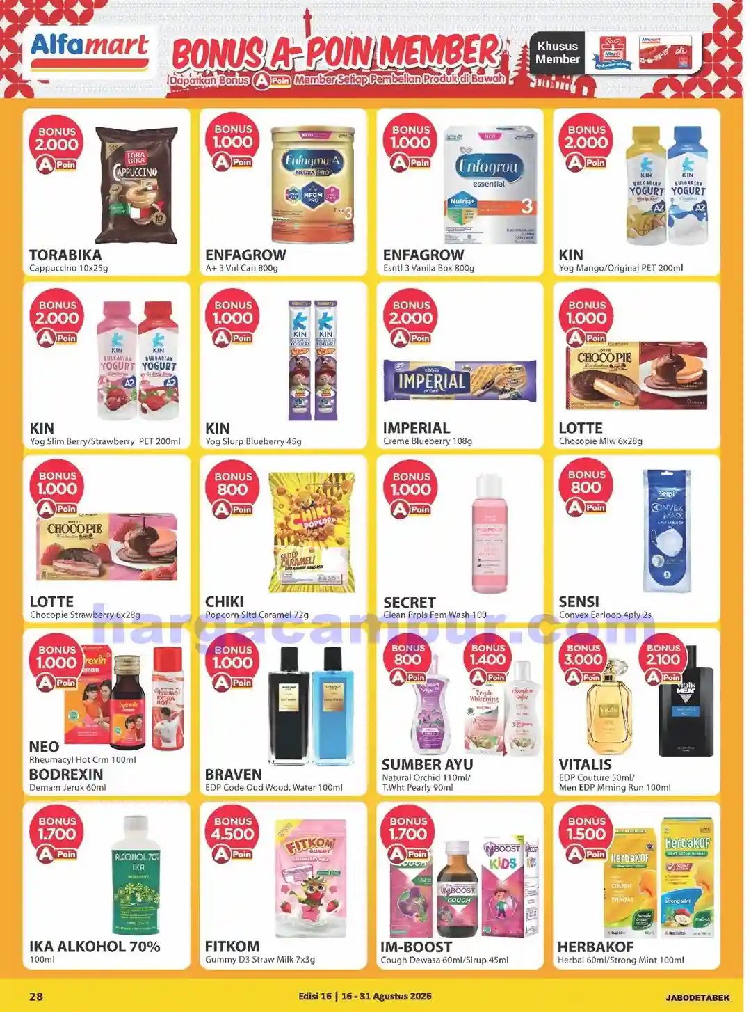 Katalog Alfamart Promo Terbaru 16 - 31 Agustus 2026 28 Katalog Alfamart Promo Terbaru 16 31 Agustus 2026 28