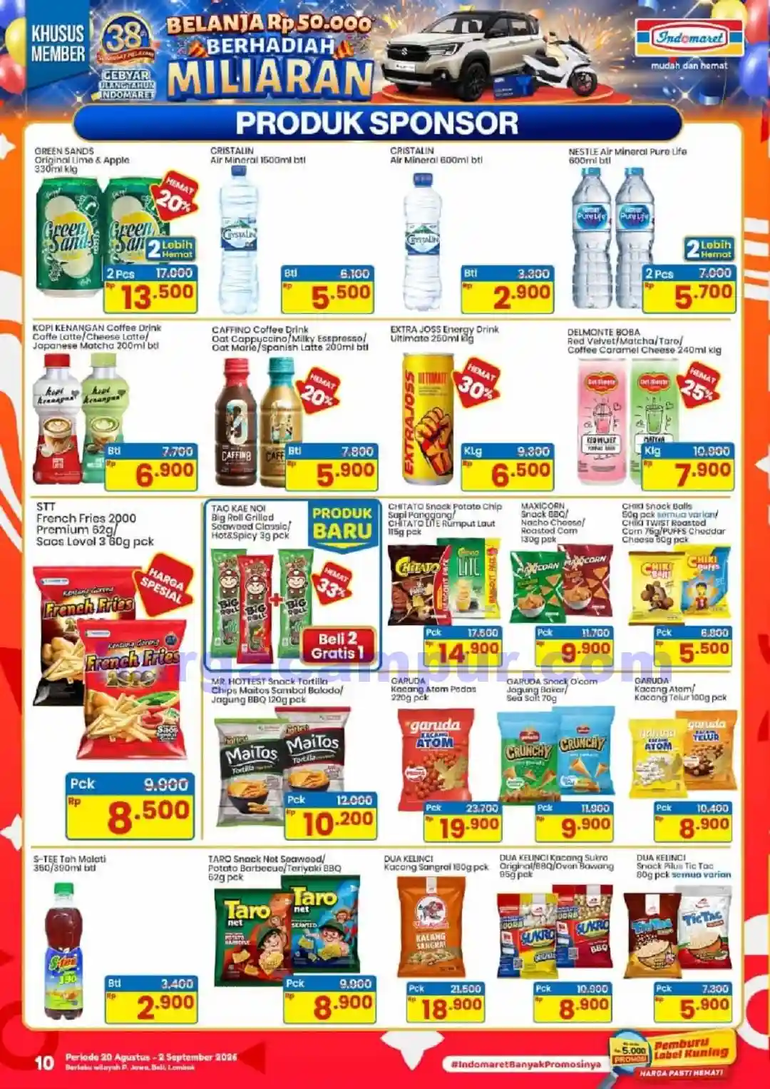 Katalog Indomaret Promo Terbaru 20 - 26 Agustus 2026 10 Katalog Indomaret Promo Terbaru 20 Agustus 2 September 2026 10