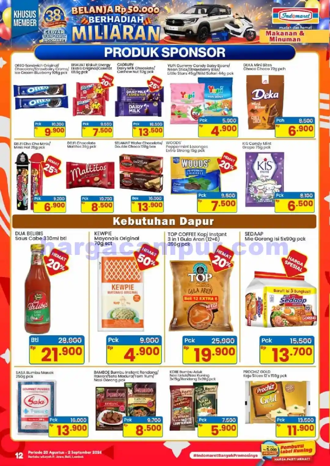 Katalog Indomaret Promo Terbaru 20 - 26 Agustus 2026 12 Katalog Indomaret Promo Terbaru 20 Agustus 2 September 2026 12