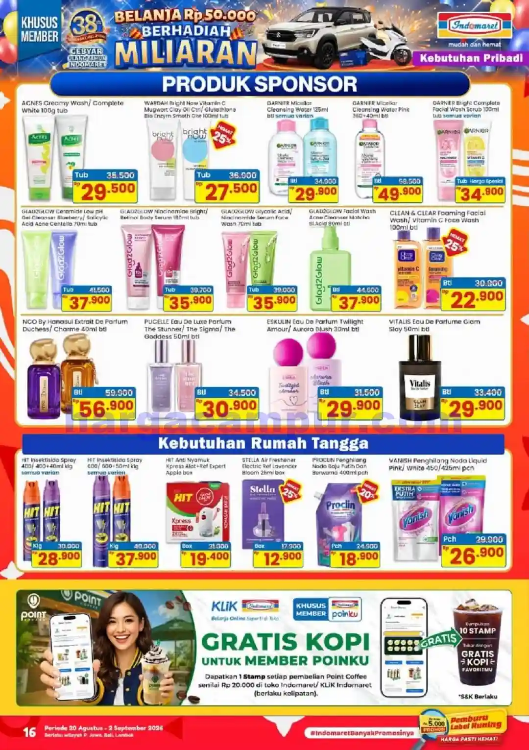 Katalog Indomaret Promo Terbaru 20 - 26 Agustus 2026 16 Katalog Indomaret Promo Terbaru 20 Agustus 2 September 2026 16