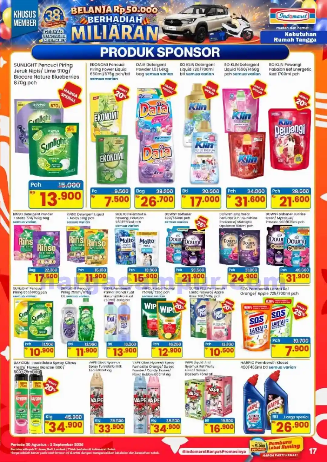 Katalog Indomaret Promo Terbaru 20 - 26 Agustus 2026 17 Katalog Indomaret Promo Terbaru 20 Agustus 2 September 2026 17