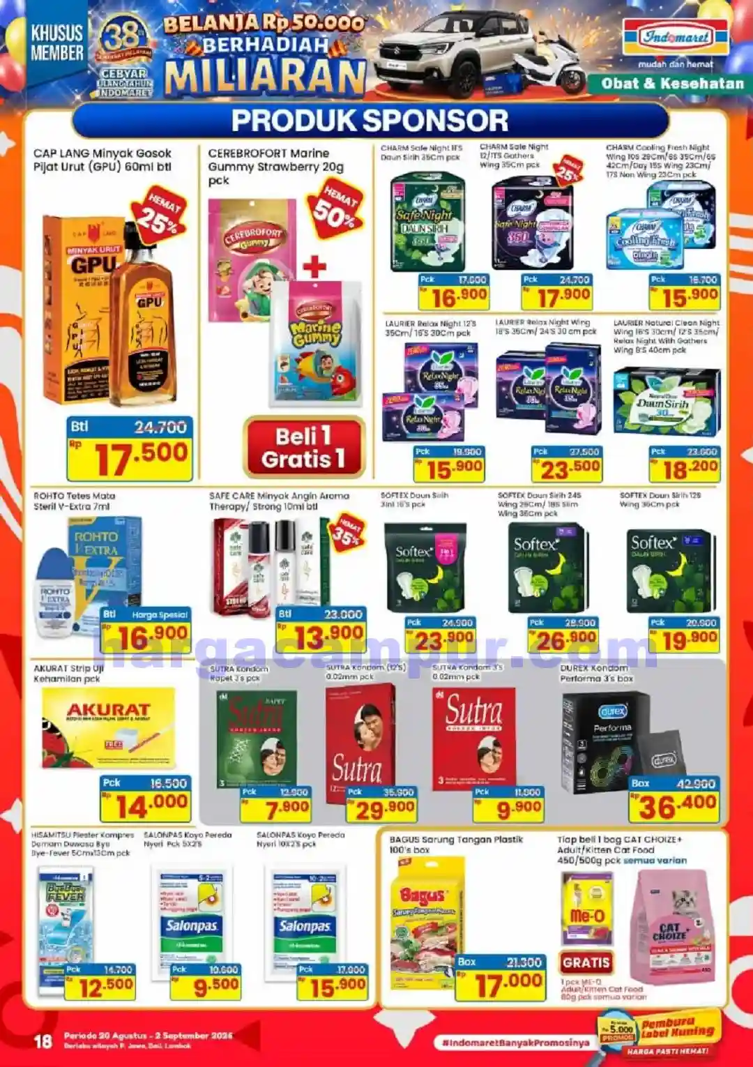 Katalog Indomaret Promo Terbaru 20 - 26 Agustus 2026 18 Katalog Indomaret Promo Terbaru 20 Agustus 2 September 2026 18