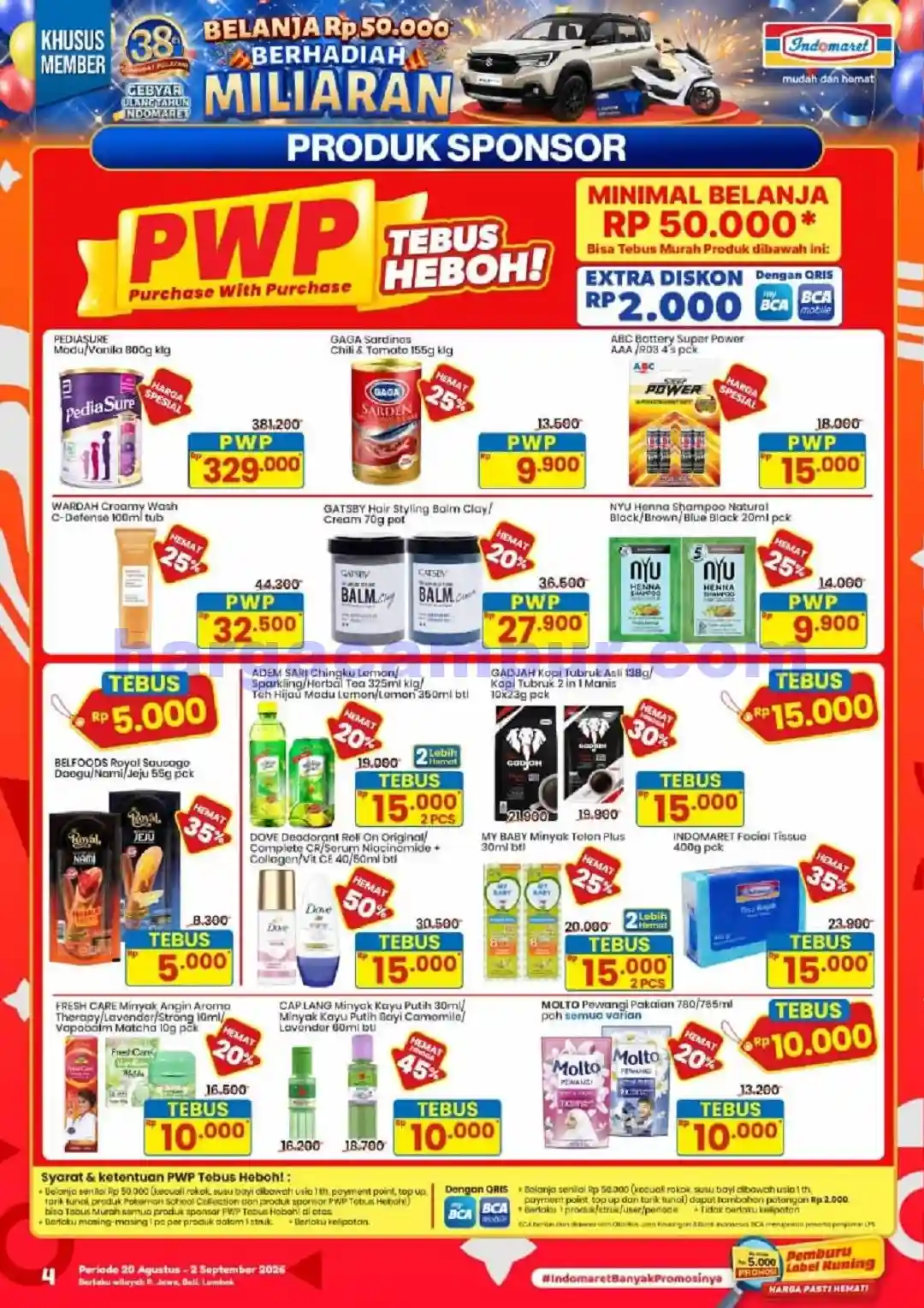 Katalog Indomaret Promo Terbaru 20 - 26 Agustus 2026 4 Katalog Indomaret Promo Terbaru 20 Agustus 2 September 2026 4
