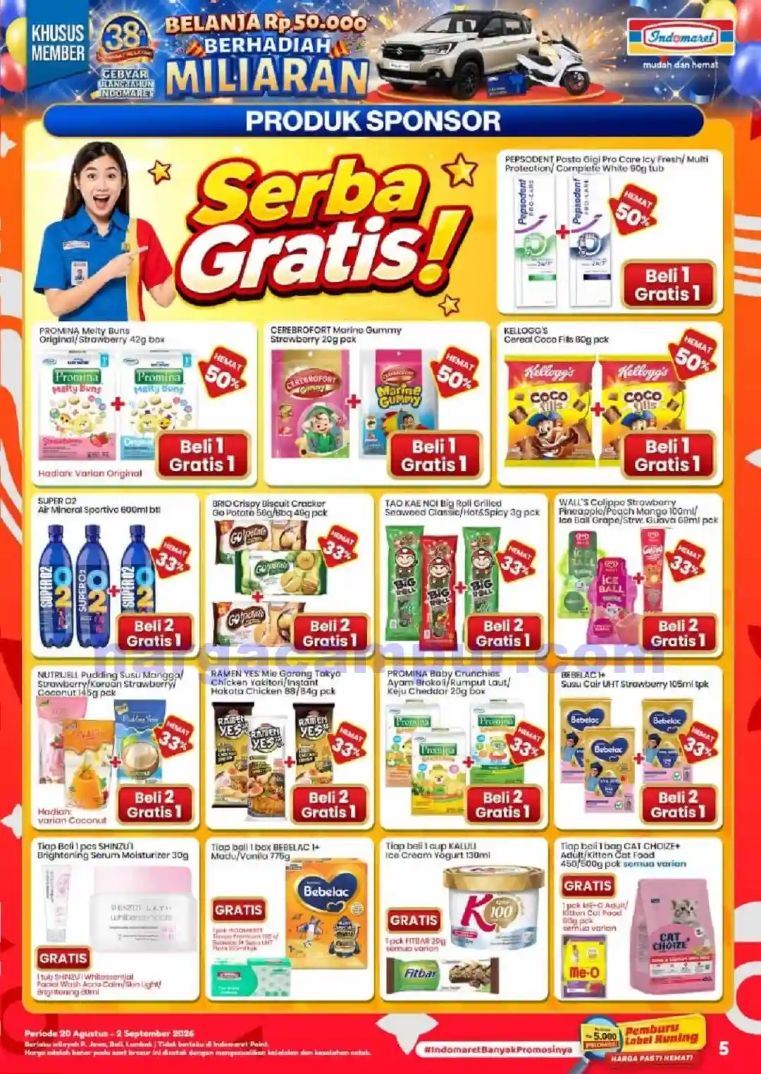 Katalog Indomaret Promo Terbaru 20 - 26 Agustus 2026 5 Katalog Indomaret Promo Terbaru 20 Agustus 2 September 2026 5