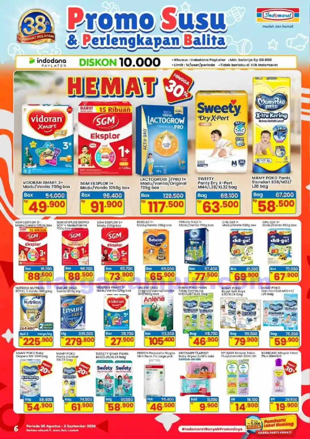 Katalog Indomaret Promo Terbaru 20 - 26 Agustus 2026 6 Katalog Indomaret Promo Terbaru 20 Agustus 2 September 2026 6