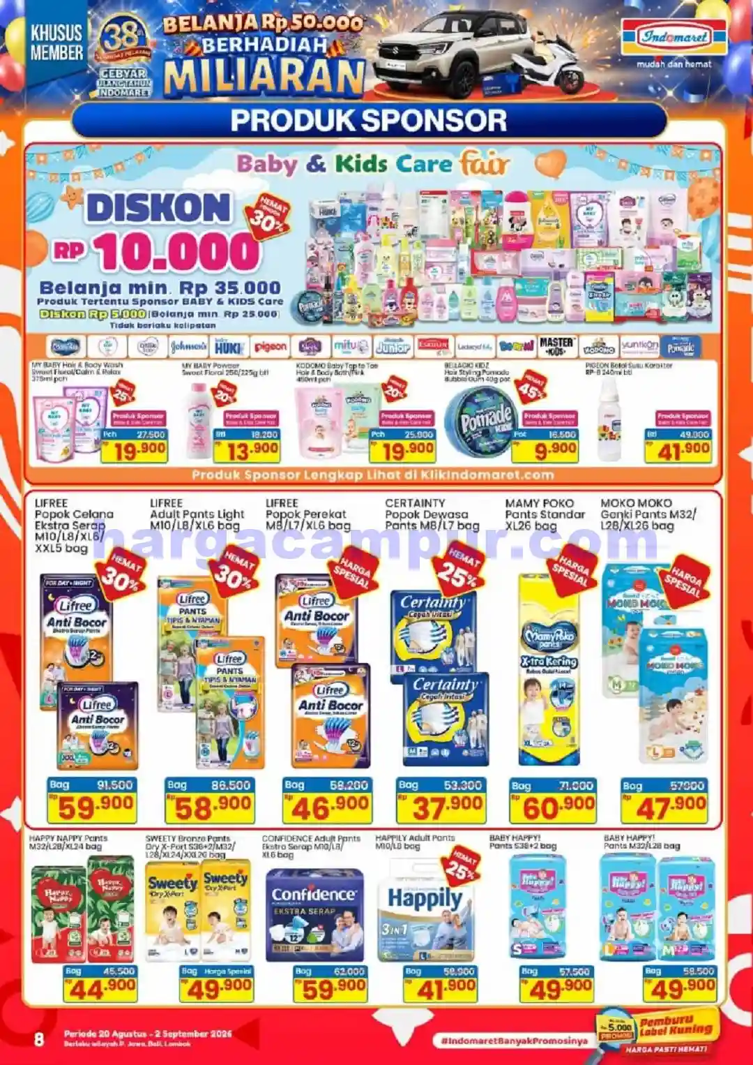Katalog Indomaret Promo Terbaru 20 - 26 Agustus 2026 8 Katalog Indomaret Promo Terbaru 20 Agustus 2 September 2026 8