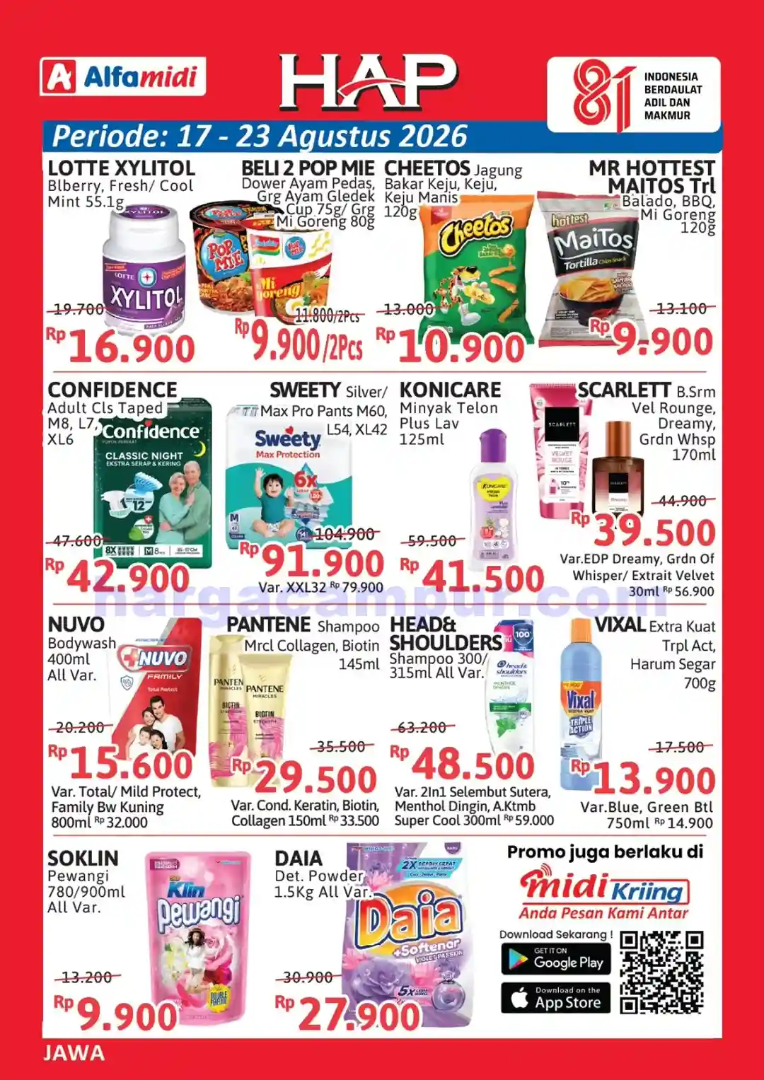 Promo Alfamidi Weekday Terbaru 17 - 23 Agustus 2026 2 Katalog Promo Alfamidi Weekday Terbaru 17 13 Agustus 2026 2