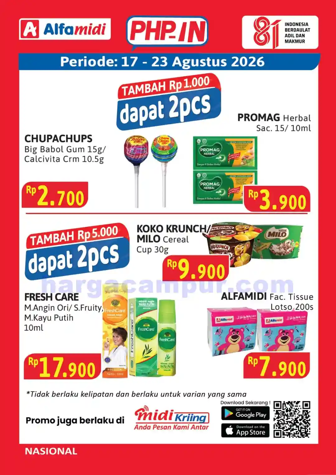 Promo Alfamidi Weekday Terbaru 17 - 23 Agustus 2026 3 Katalog Promo Alfamidi Weekday Terbaru 17 13 Agustus 2026 3