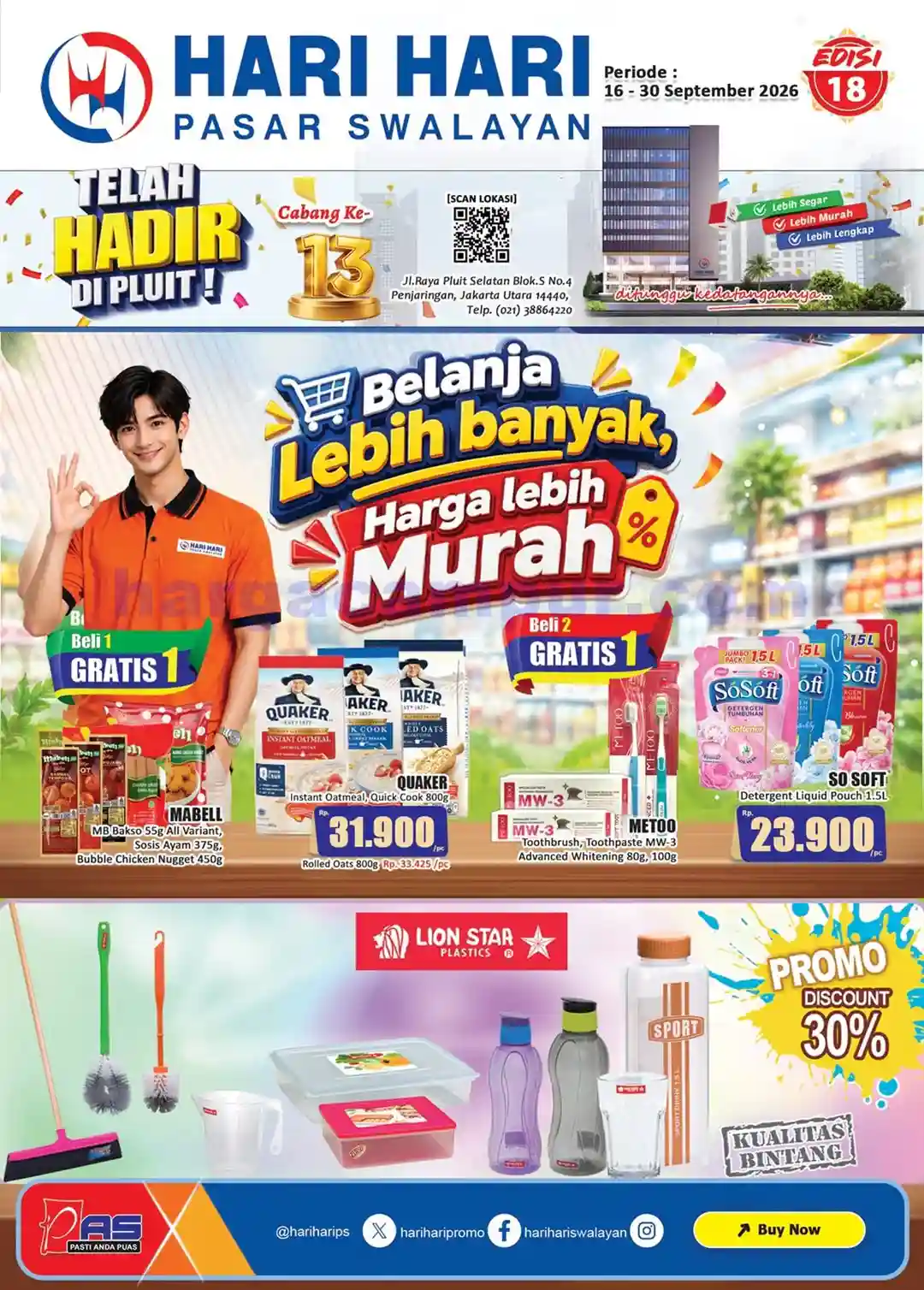Katalog Promo HARI HARI Pasar Swalayan 16 - 30 September 2026 1 Katalog Promo HARI HARI Pasar Swalayan Terbaru 16 30 September 2026 1