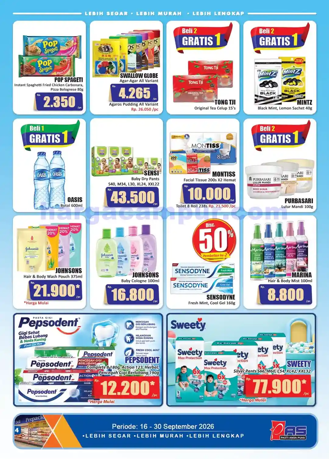 Katalog Promo HARI HARI Pasar Swalayan 16 - 30 September 2026 4 Katalog Promo HARI HARI Pasar Swalayan Terbaru 16 30 September 2026 4