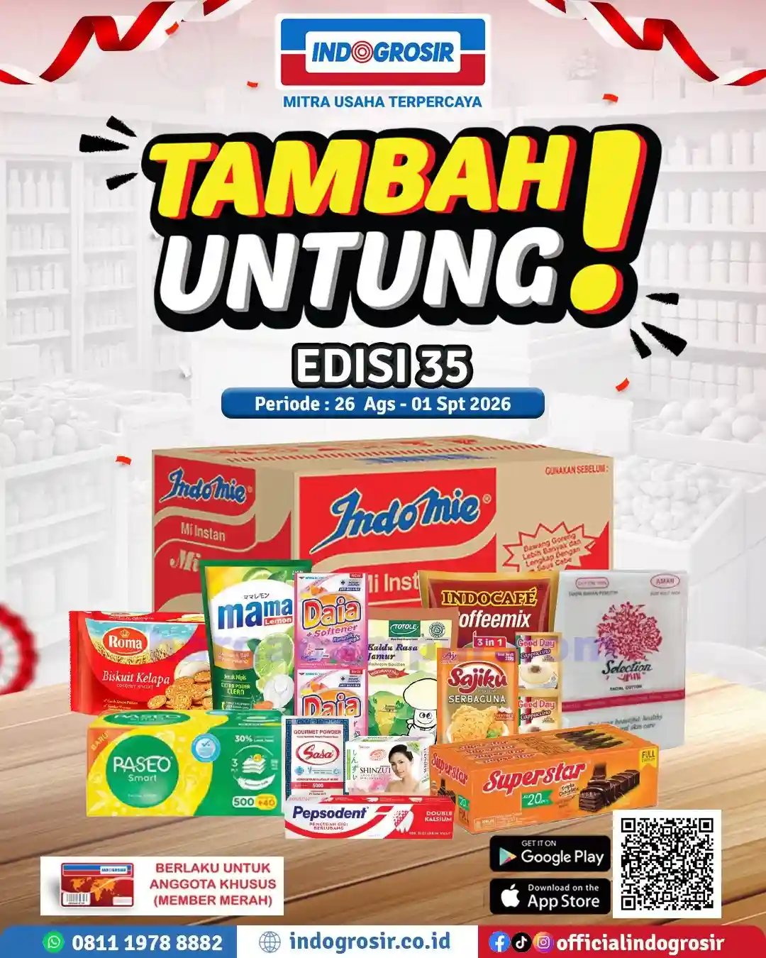 Katalog Promo Indogrosir Harga Hemat 26 Ags - 1 Sep 2026 1 Katalog Promo Indogrosir Harga Hemat 26 Agustus 1 September 2026 6