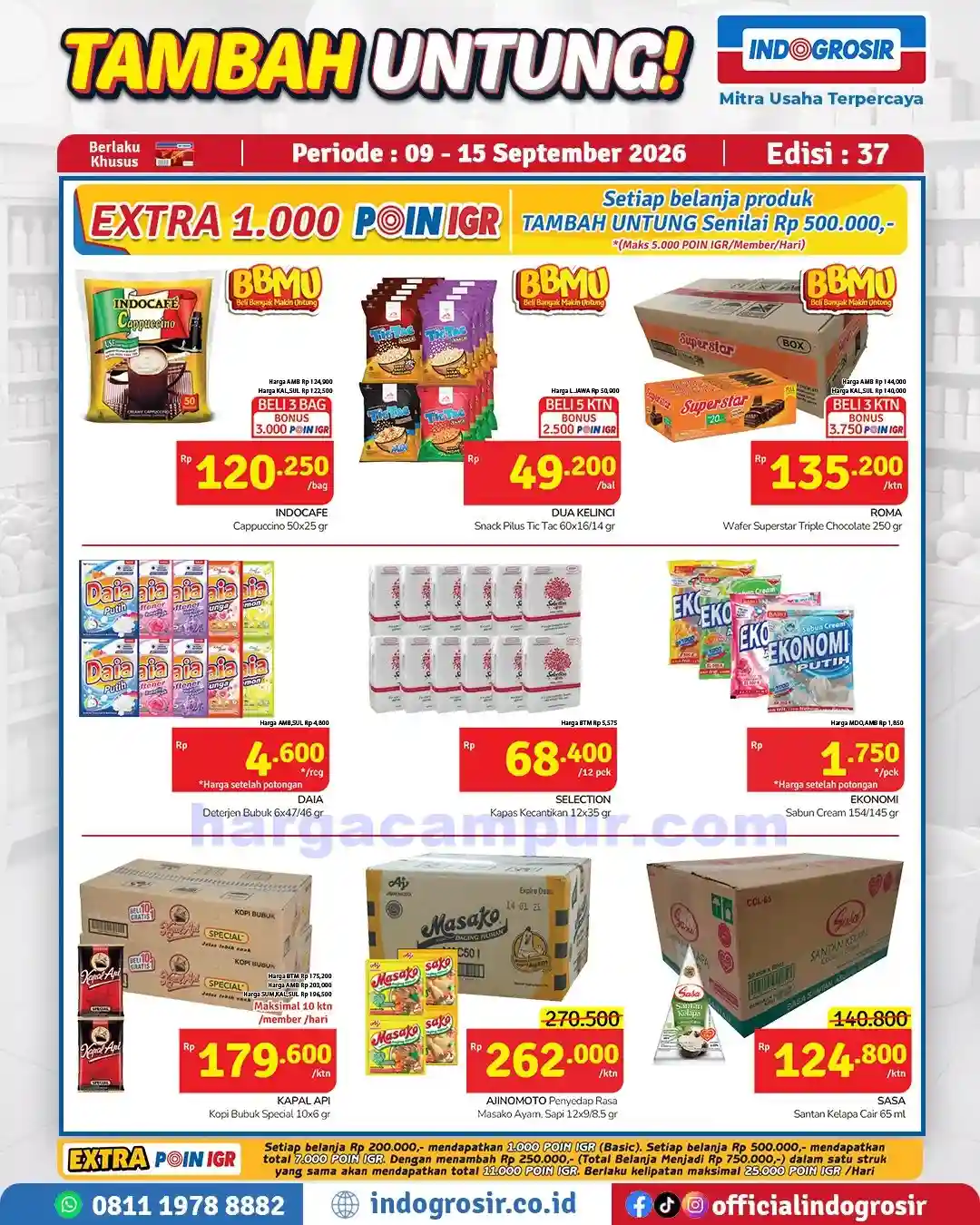 Katalog Promo Indogrosir Harga Hemat 9 - 15 September 2026 6 Katalog Promo Indogrosir Harga Hemat 9 - 15 September 2026.