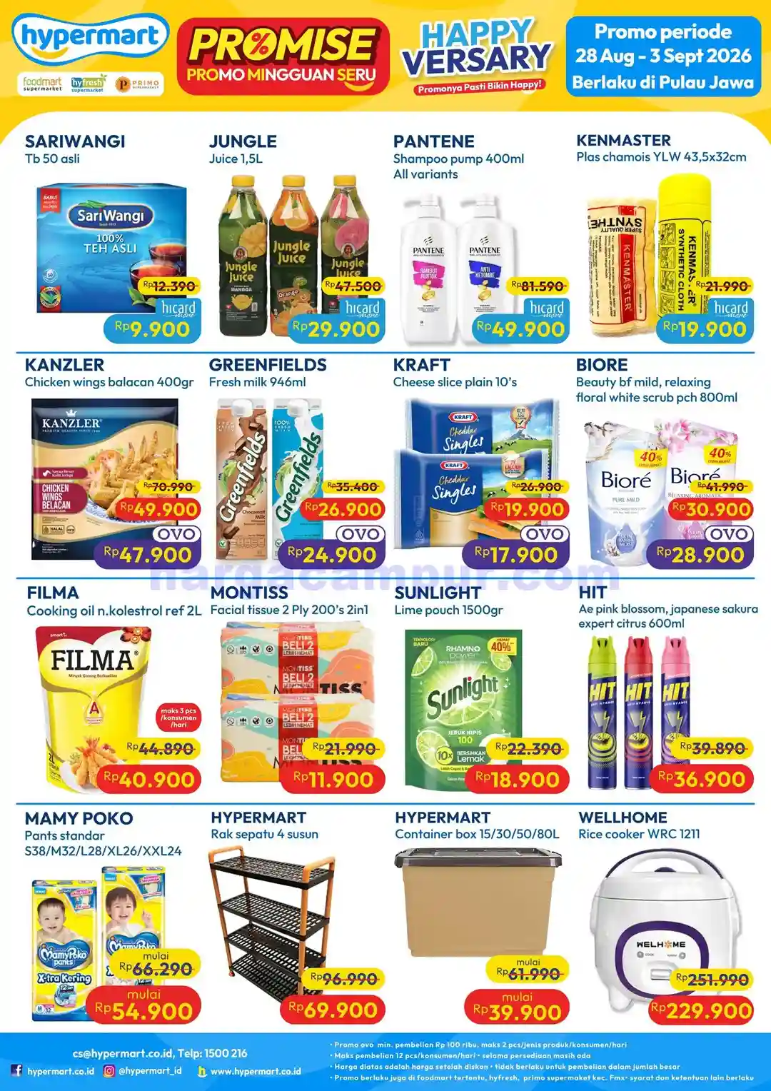 Katalog Promo JSM Hypermart Terbaru 4 - 6 September 2026 1 Katalog Promo JSM Hypermart Terbaru 28 Agustus 3 September 2026 1