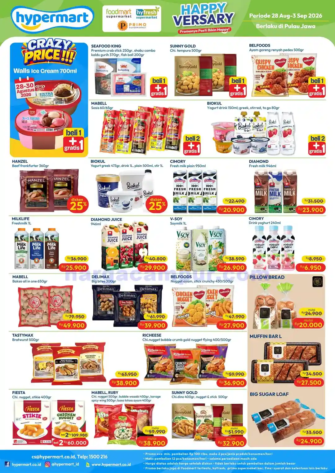 Katalog Promo JSM Hypermart Terbaru 4 - 6 September 2026 7 Katalog Promo JSM Hypermart Terbaru 28 Agustus 3 September 2026 7