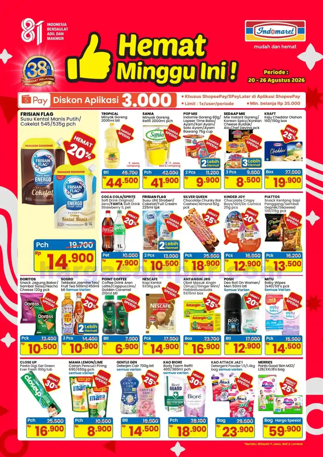Promo Indomaret Hemat Banget Periode 20 - 26 Agustus 2026 1 Promo Indomaret Hemat Banget Periode 20 - 26 Agustus 2026.