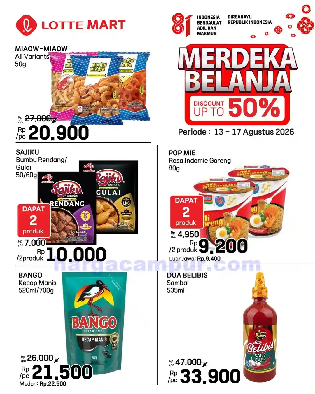 Katalog Promo JSM Lottemart Weekend 20 - 23 Agustus 2026 9 Katalog Promo JSM Lottemart Terbaru 13 17 Agustus 2026 2