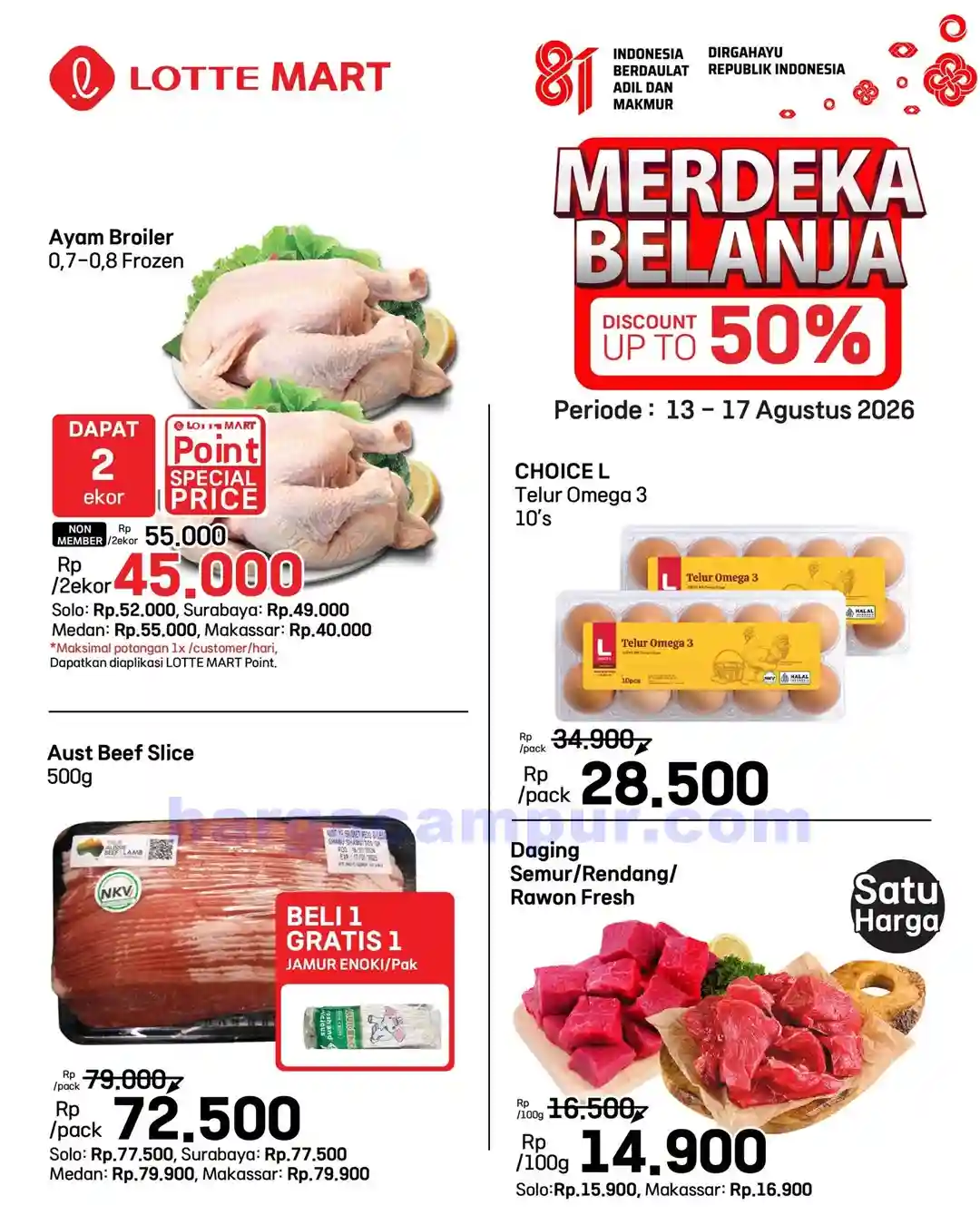 Katalog Promo JSM Lottemart Weekend 20 - 23 Agustus 2026 4 Katalog Promo JSM Lottemart Terbaru 13 17 Agustus 2026 7