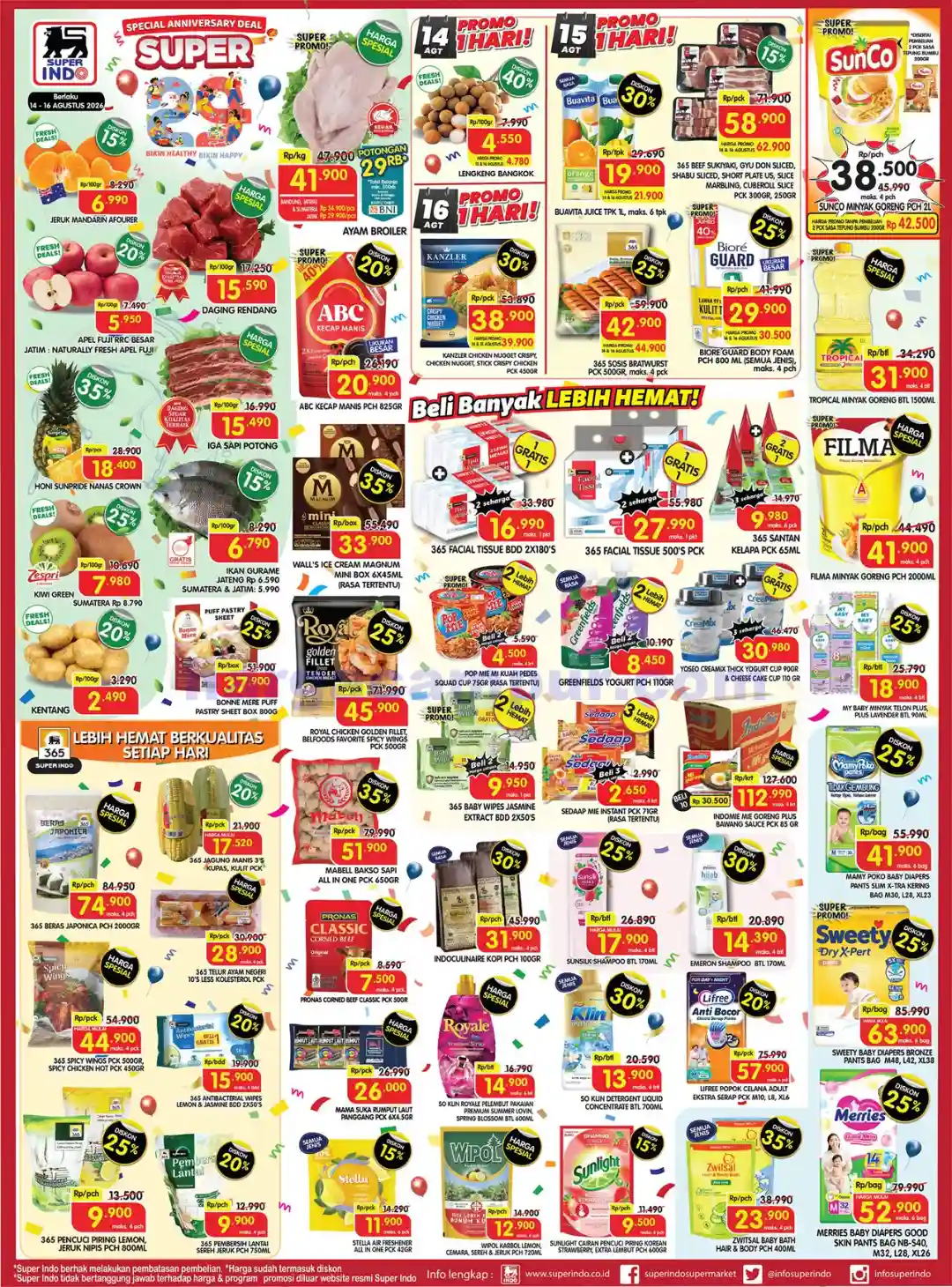 Katalog Promo JSM Superindo Terbaru 17 - 23 Agustus 2026 1 Katalog Promo JSM Superindo Terbaru 14 - 16 Agustus 2026.