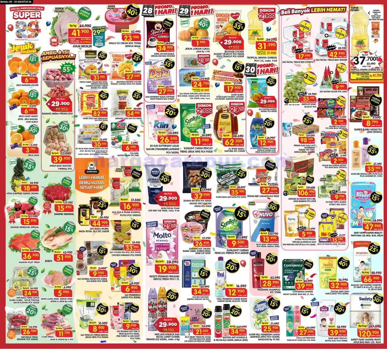 Katalog Promo JSM Superindo Terbaru 28 - 30 Agustus 2026.