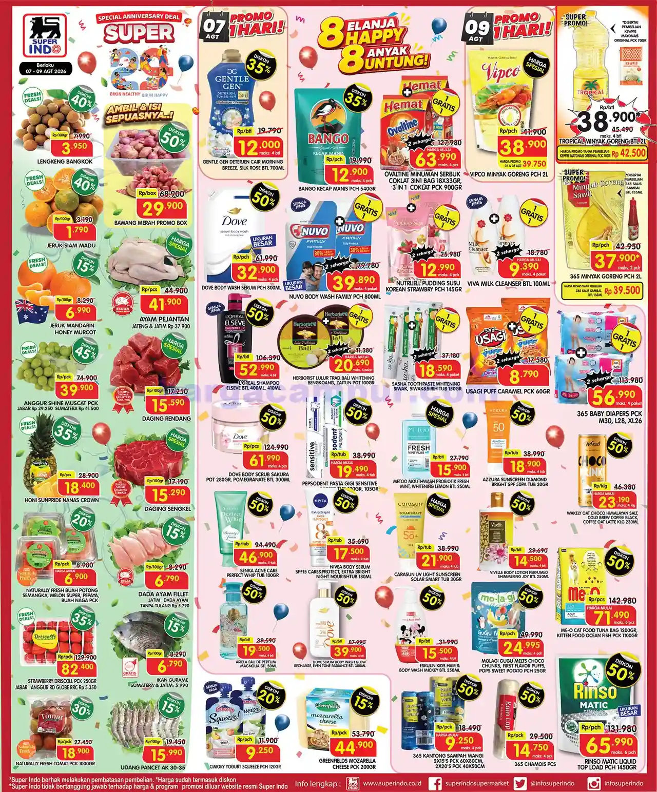 Katalog Promo JSM Superindo Terbaru 7 - 9 Agustus 2026.