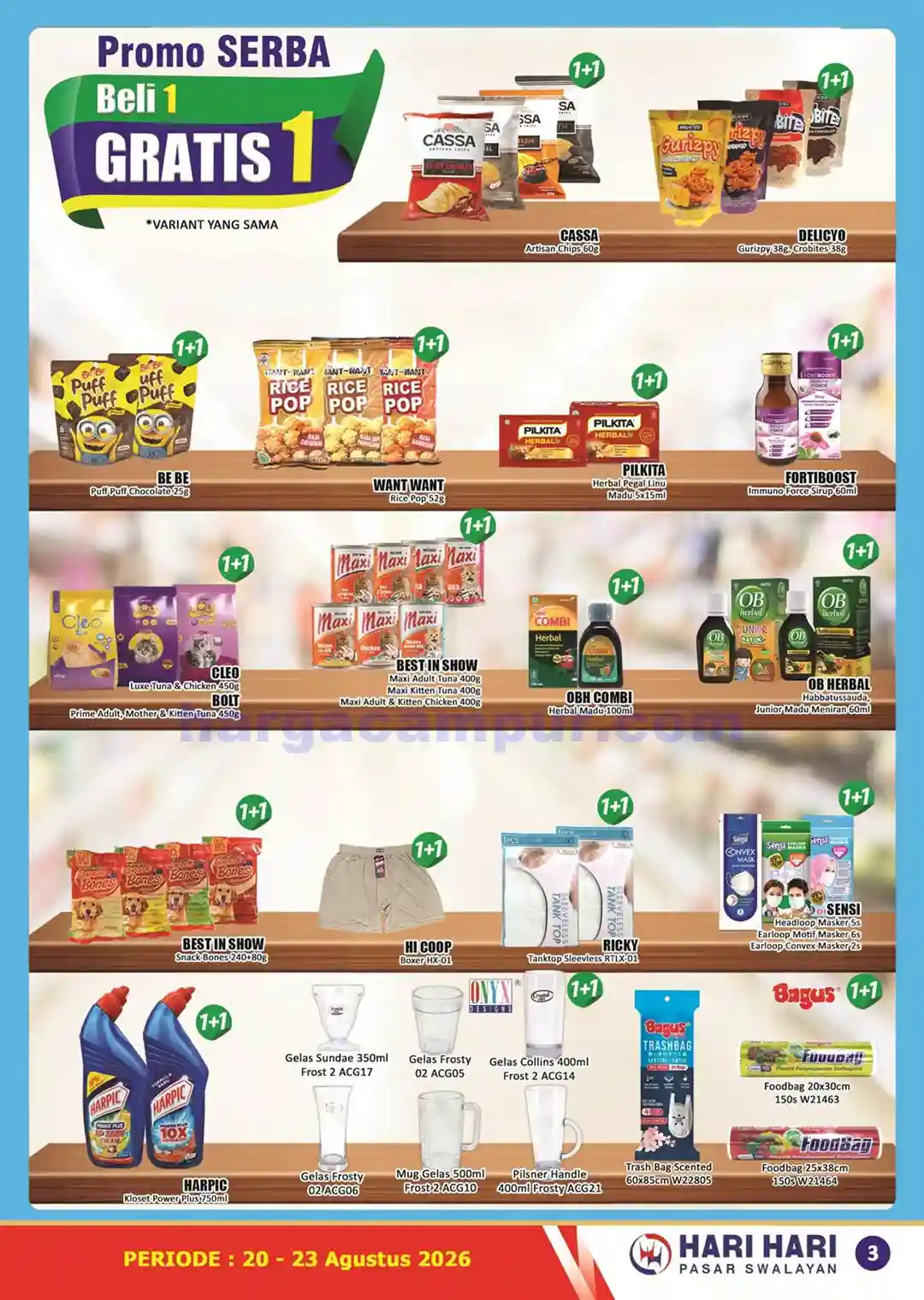 Promo KJSM Hari Hari Pasar Swalayan 27 - 30 Agustus 2026 3 Katalog Promo KJSM HARI HARI Pasar Swalayan 20 23 Agustus 2026 3