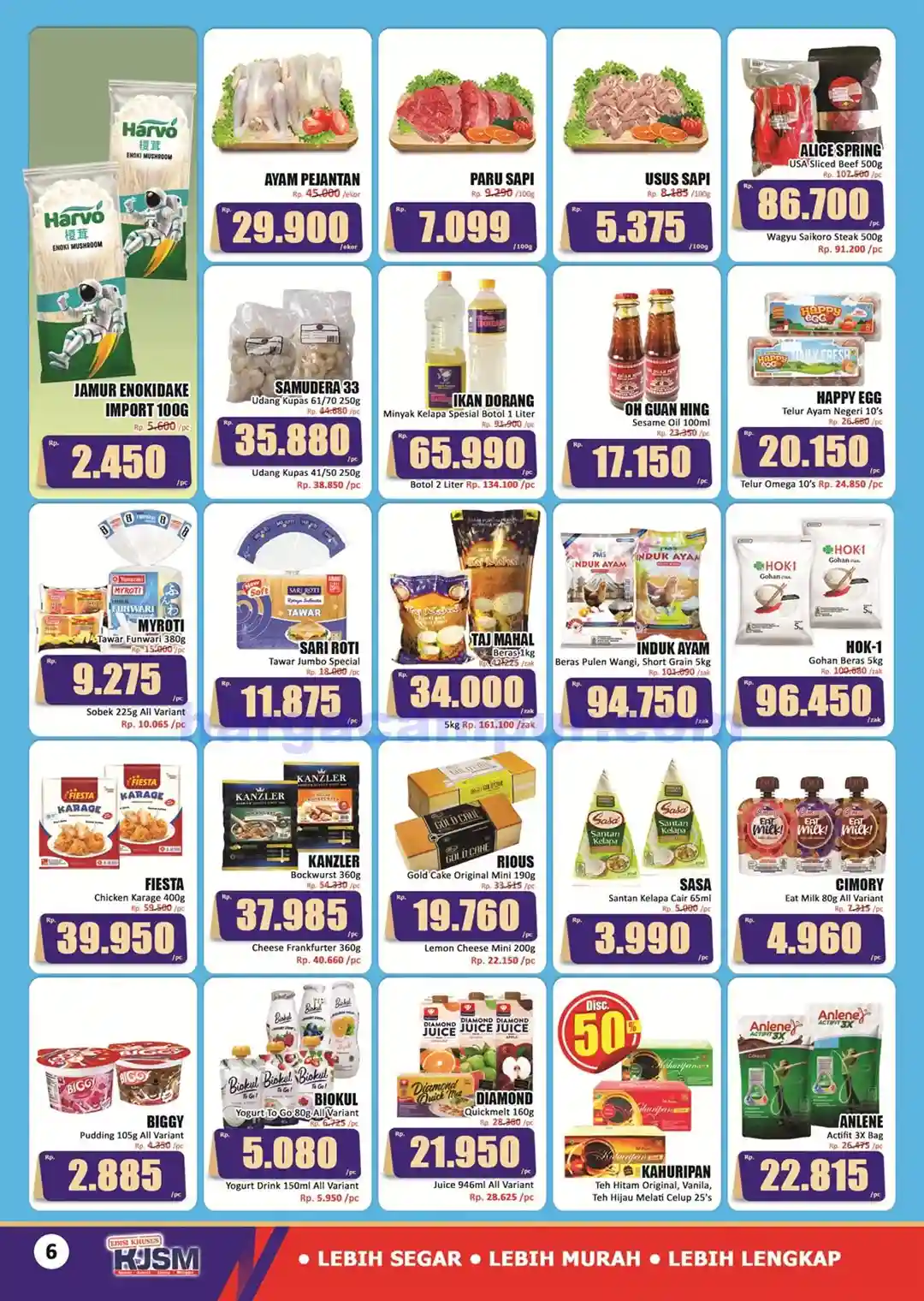 Promo KJSM Hari Hari Pasar Swalayan 27 - 30 Agustus 2026 6 Katalog Promo KJSM HARI HARI Pasar Swalayan 20 23 Agustus 2026 6