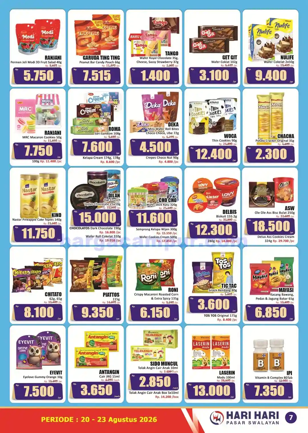 Promo KJSM Hari Hari Pasar Swalayan 27 - 30 Agustus 2026 7 Katalog Promo KJSM HARI HARI Pasar Swalayan 20 23 Agustus 2026 7